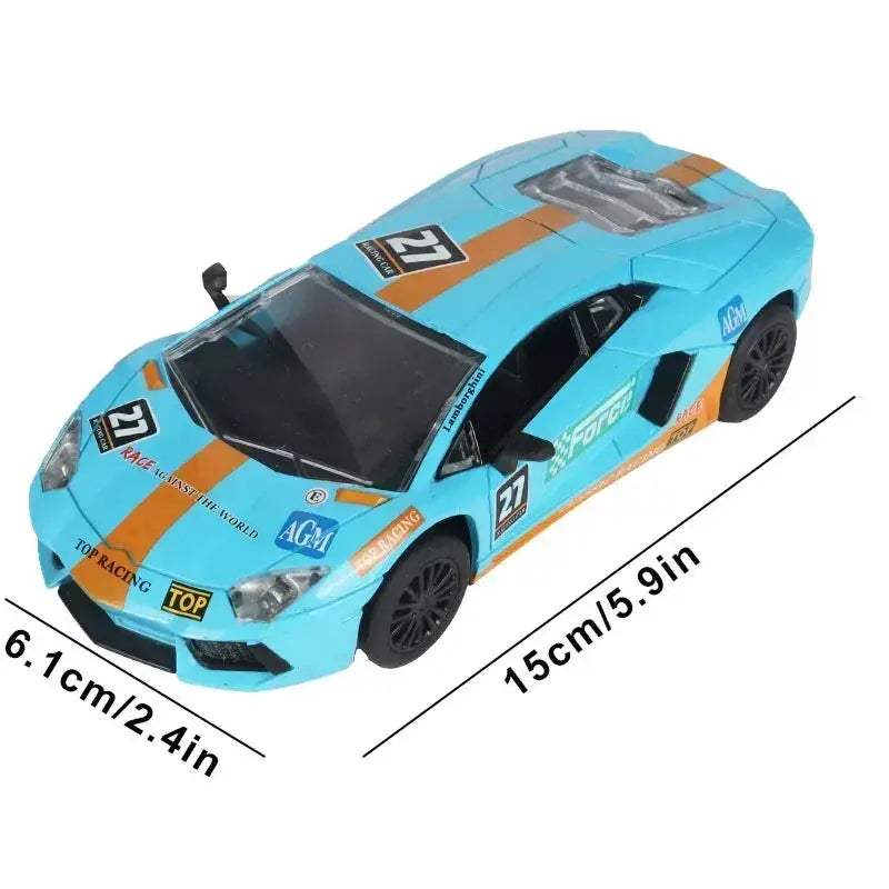 Slot Car Set 1/32 Scale With Police Cars And Tracks - ToylandEU