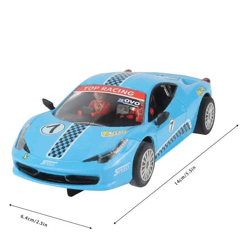 Slot Car Set 1/32 Scale With Police Cars And Tracks - ToylandEU