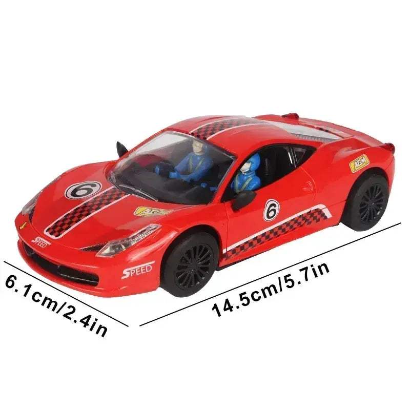 Slot Car Set 1/32 Scale With Police Cars And Tracks - ToylandEU