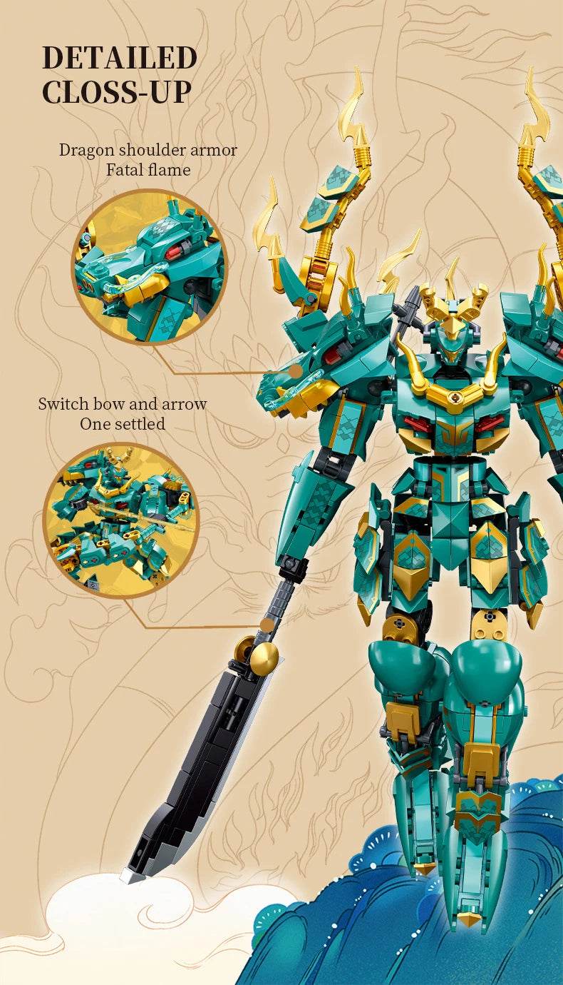 Sluban Qinglong King Mecha Building Blocks Classic Figure Set - ToylandEU