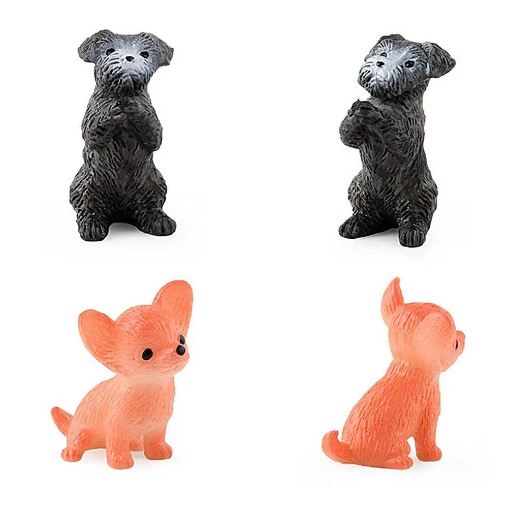 Small Dog Figurines 8 Pieces Dog Figures Realistic Toy - ToylandEU