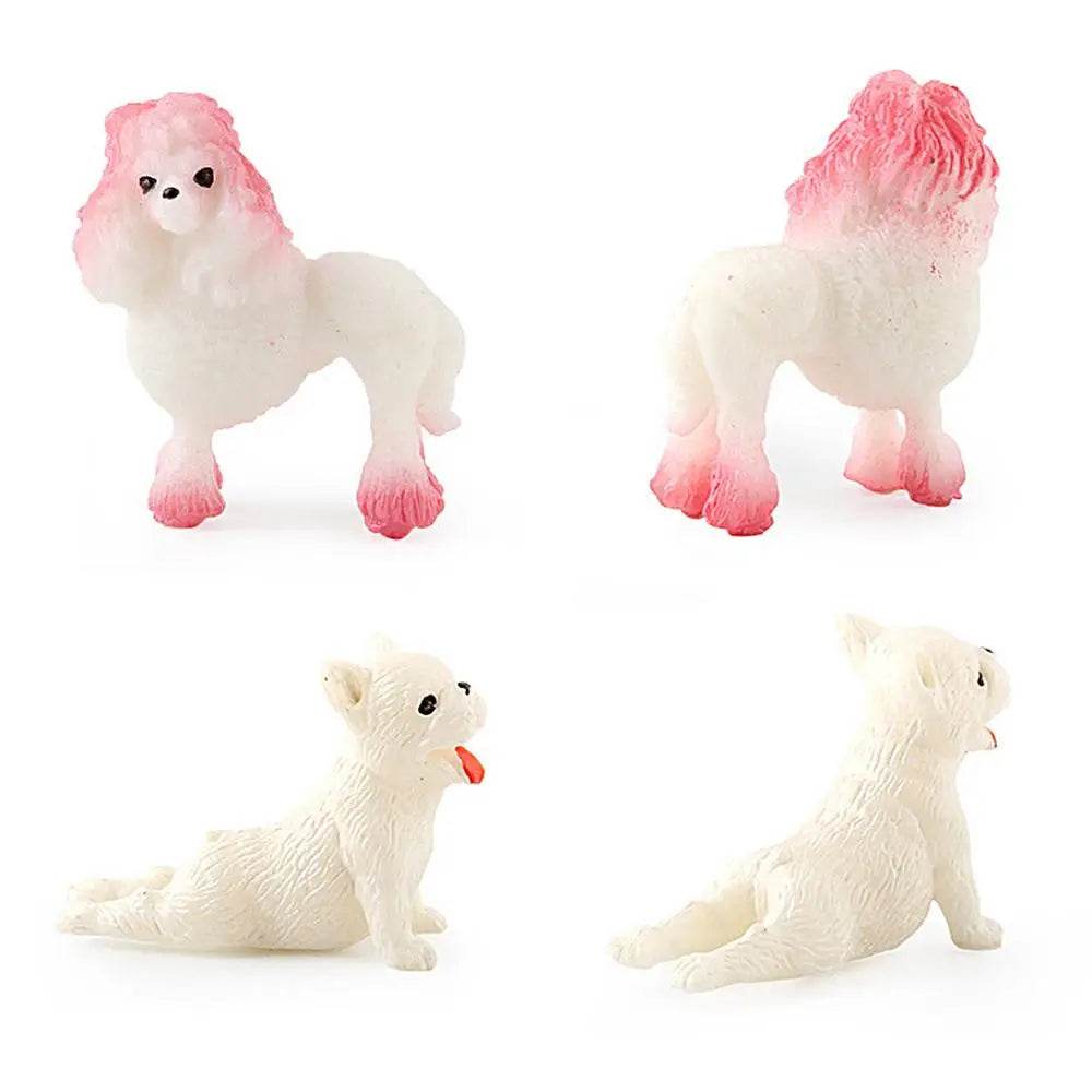 Small Dog Figurines 8 Pieces Dog Figures Realistic Toy - ToylandEU