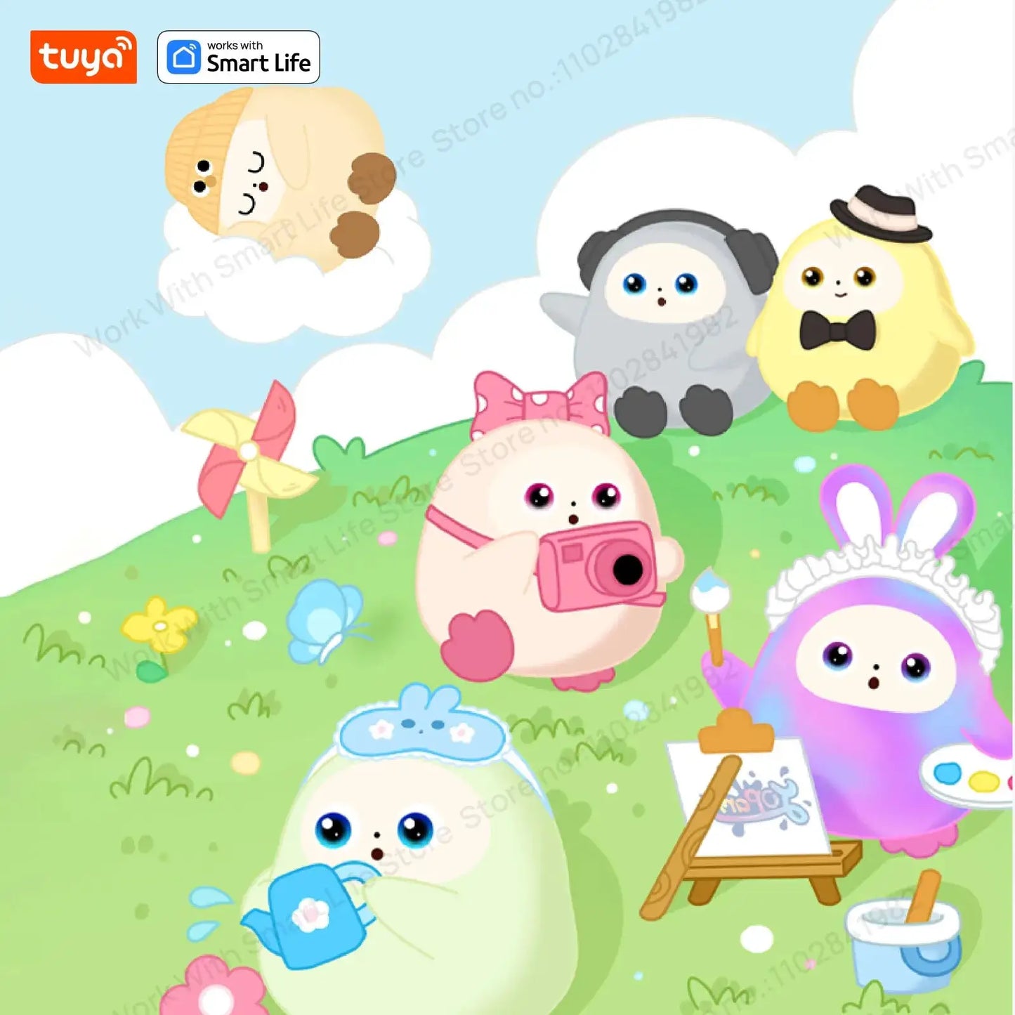 Smart AI Plush Robot Toy With LED Eyes Rechargeable - ToylandEU