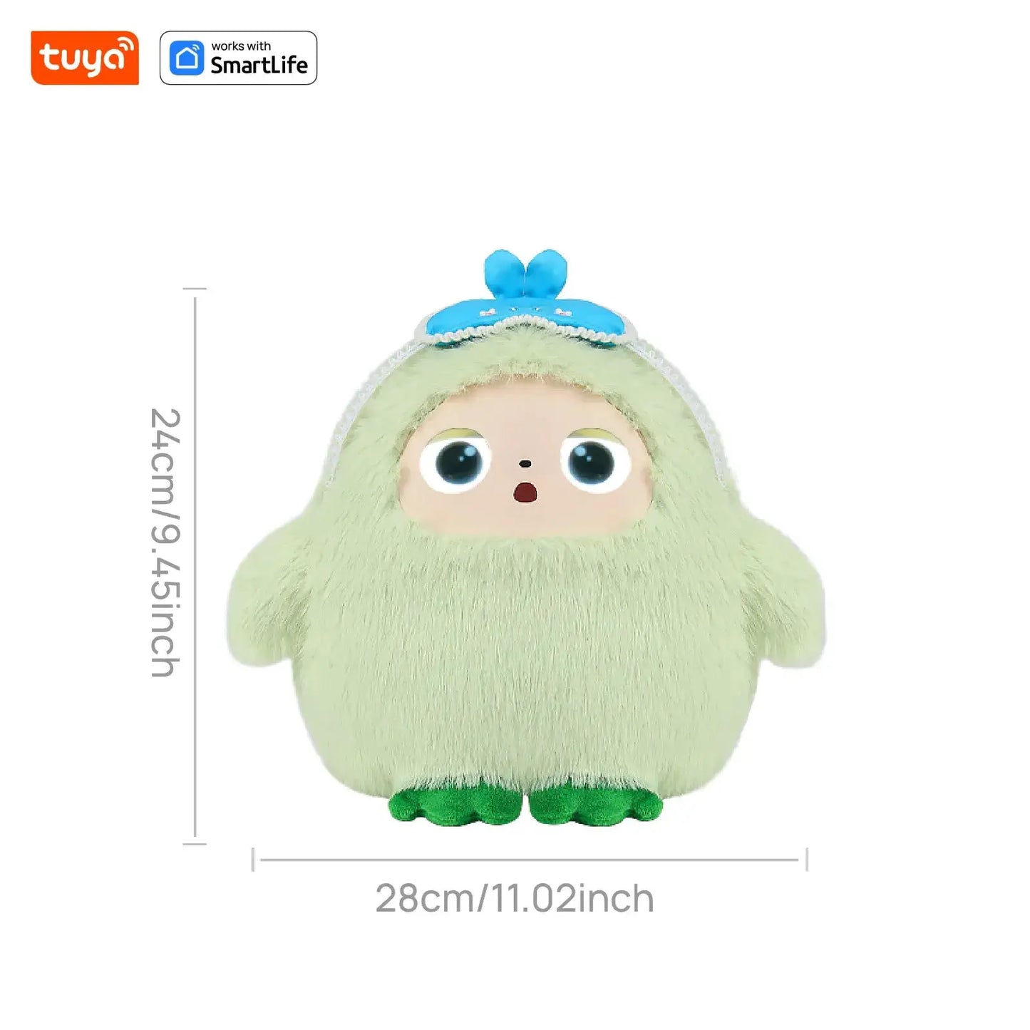 Smart AI Plush Robot Toy With LED Eyes Rechargeable - ToylandEU