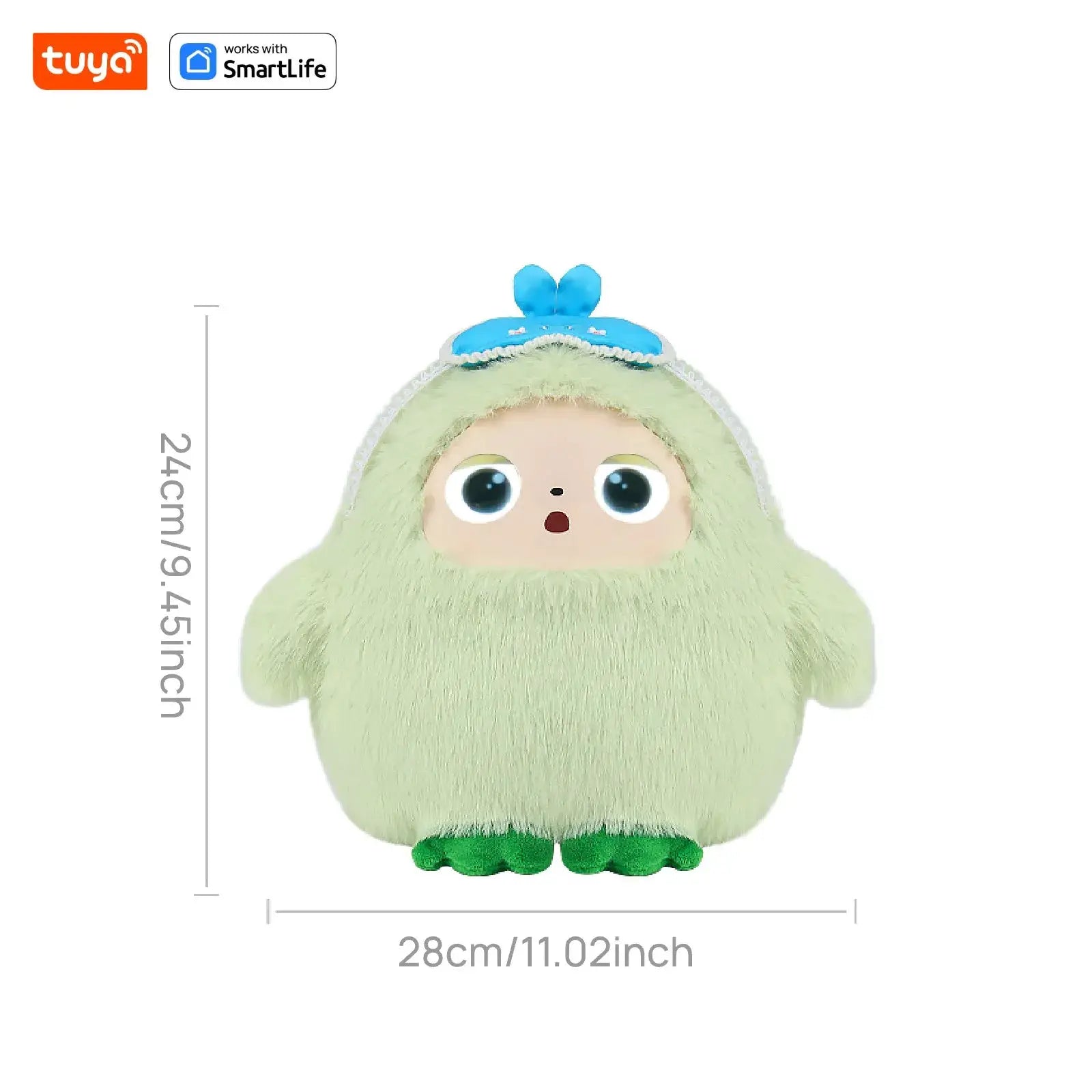 Smart AI Plush Robot Toy With LED Eyes Rechargeable - ToylandEU