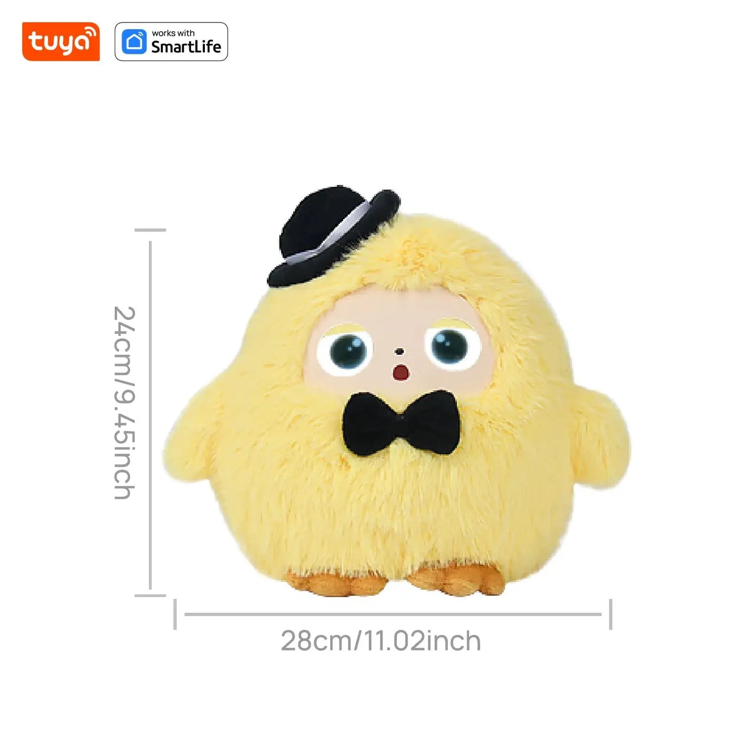 Smart AI Plush Robot Toy With LED Eyes Rechargeable - ToylandEU