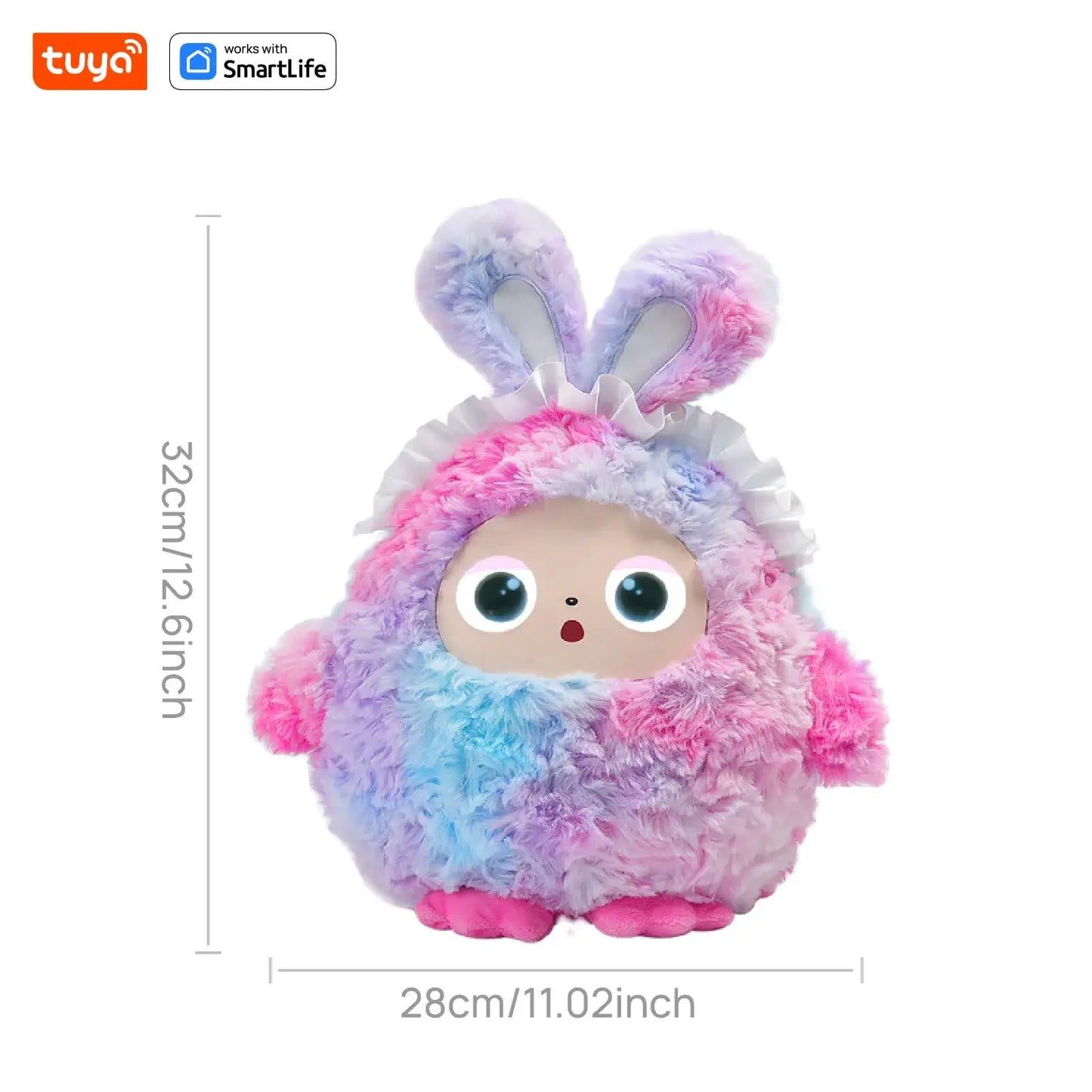 Smart AI Plush Robot Toy With LED Eyes Rechargeable - ToylandEU