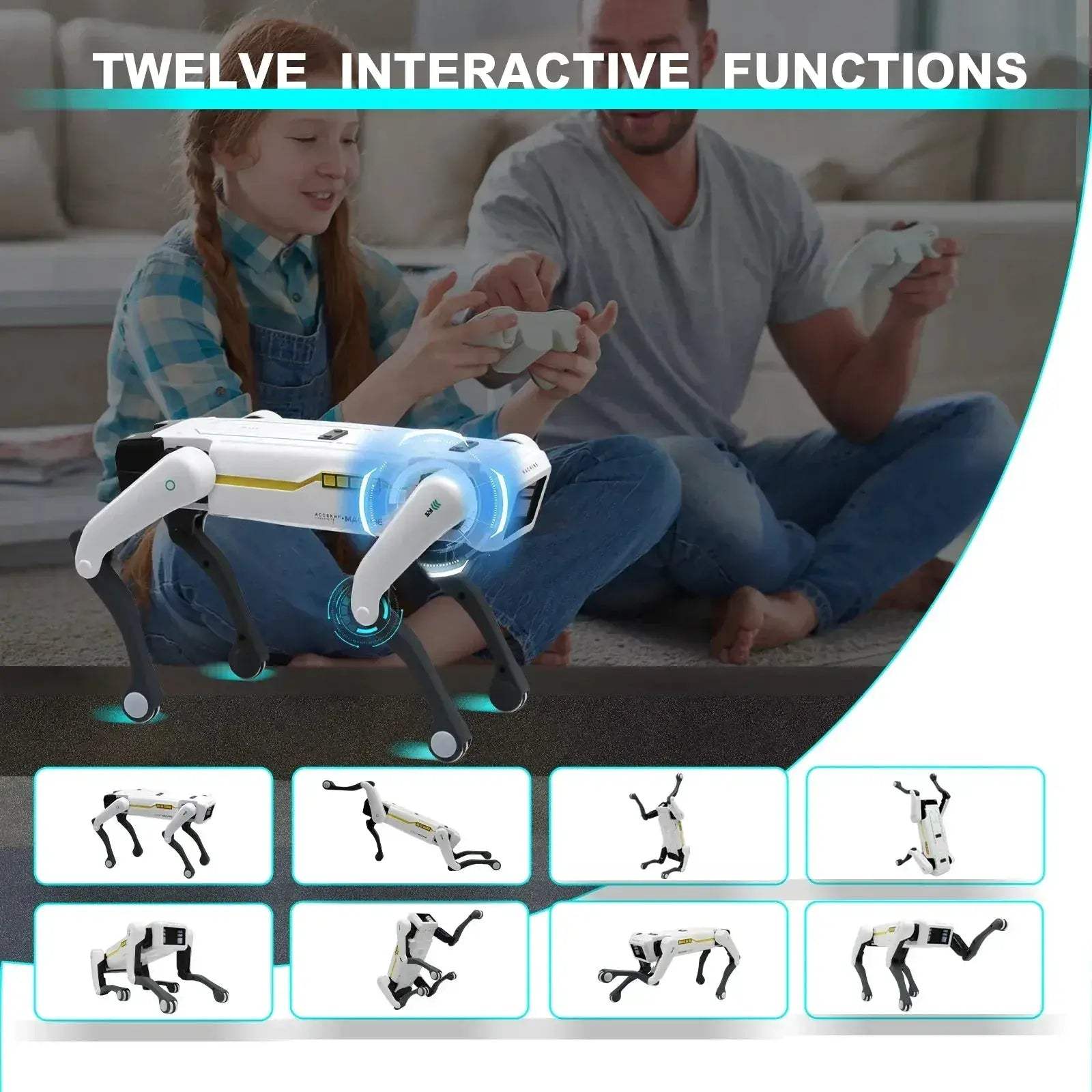 Smart AI RC Robot Dog With App Control And Dancing - ToylandEU