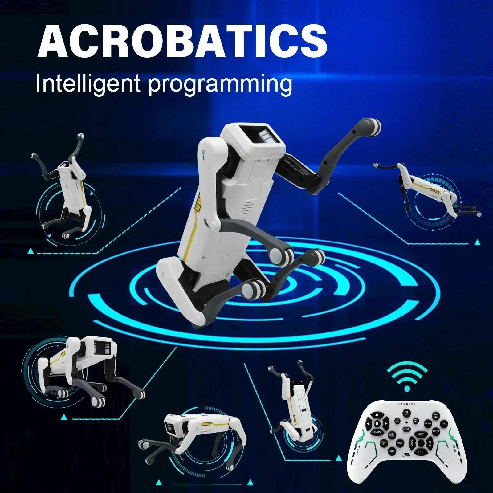 Smart AI RC Robot Dog With App Control And Dancing - ToylandEU