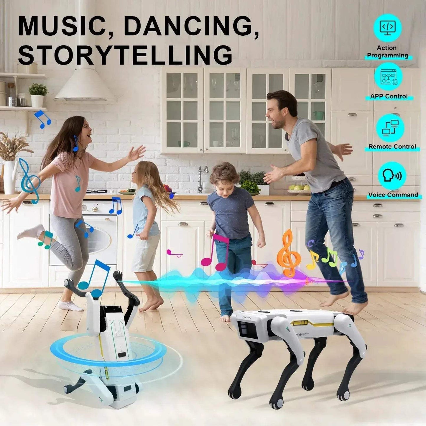Smart AI RC Robot Dog With App Control And Dancing - ToylandEU