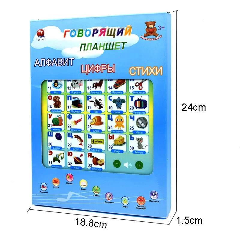 Smart Alphabet Tablet With Russian Letters For Kids - ToylandEU