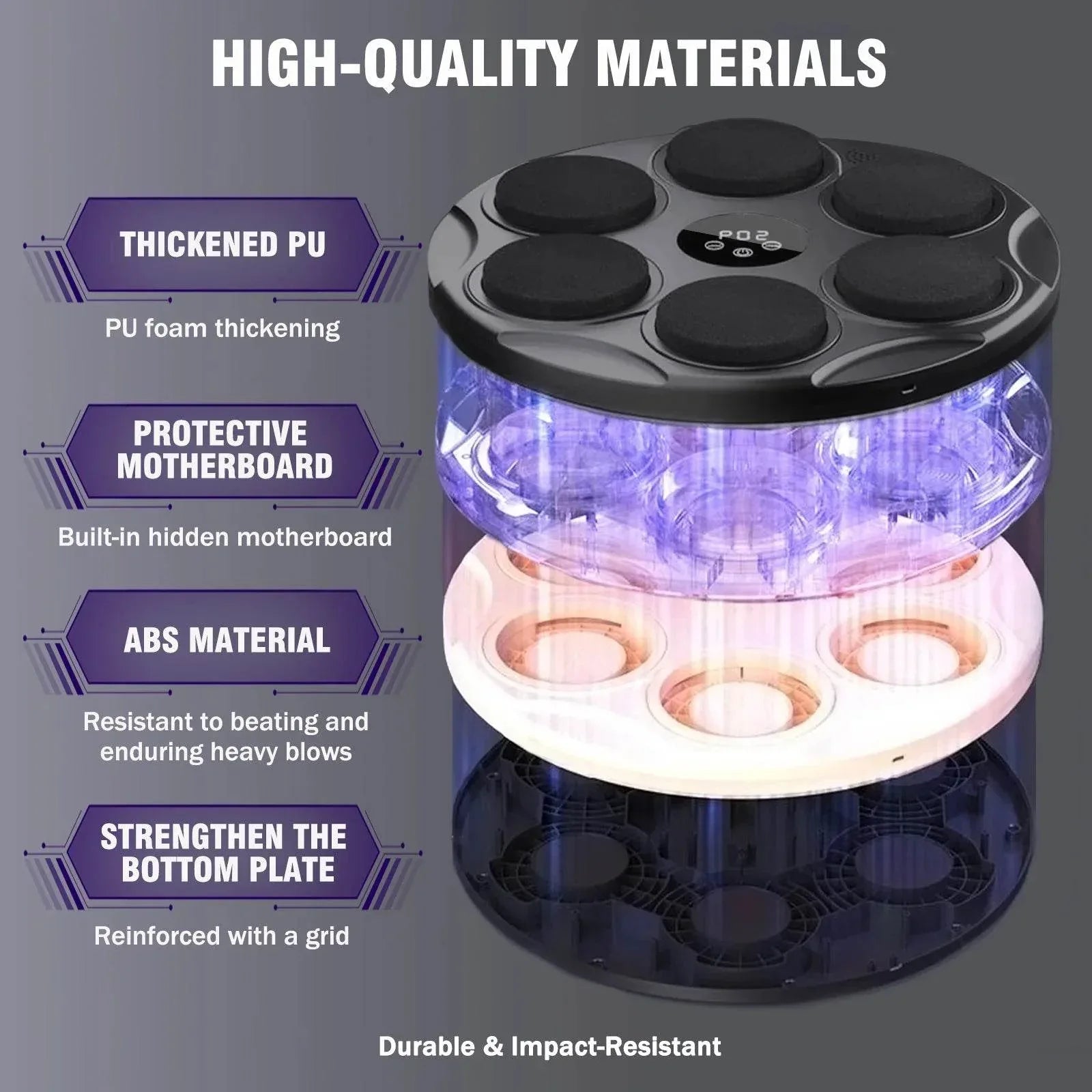 Smart Boxing Target Training Machine With Music Home Gym - ToylandEU