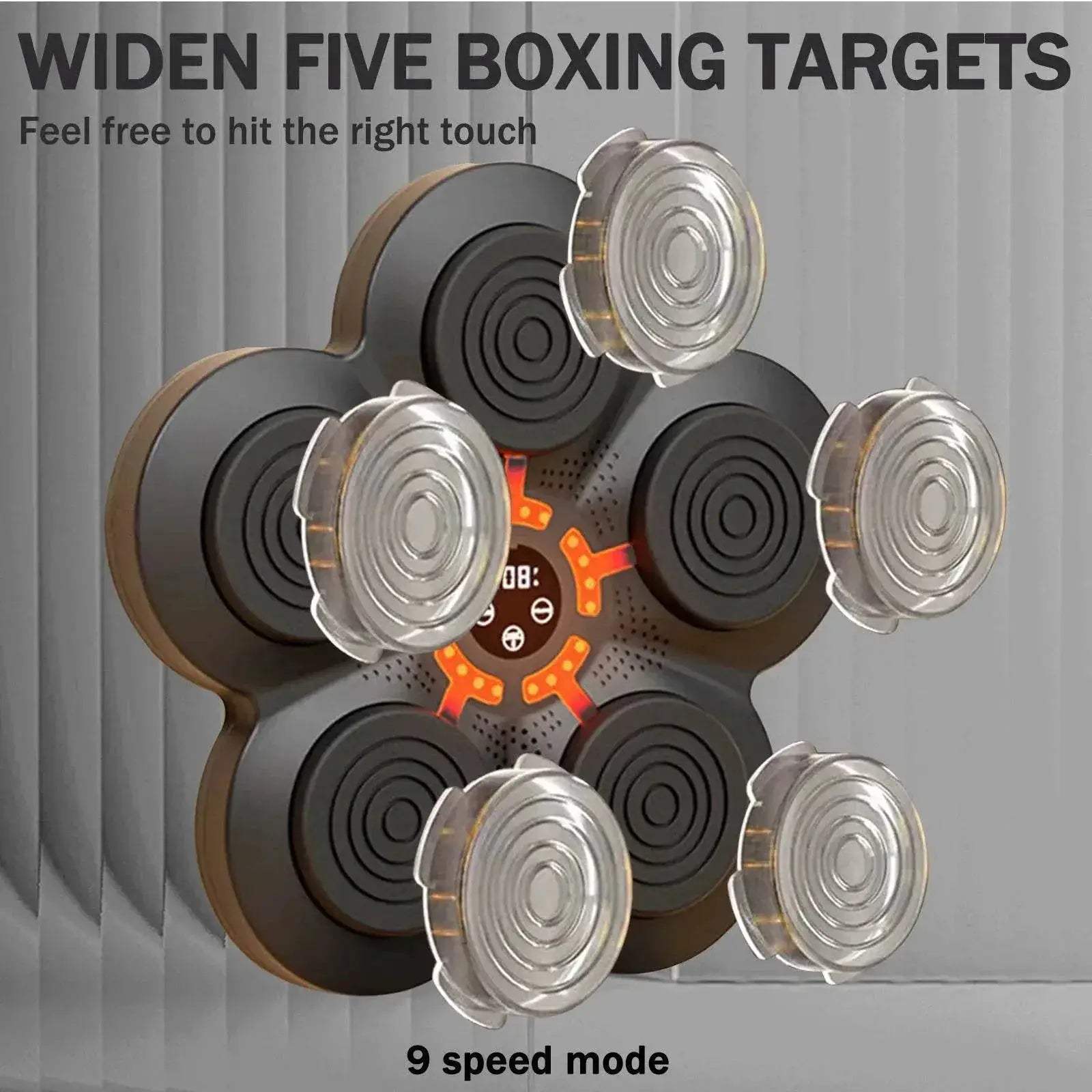 Smart Boxing Trainer Wall Mounted 9 Speed Modes For All - ToylandEU