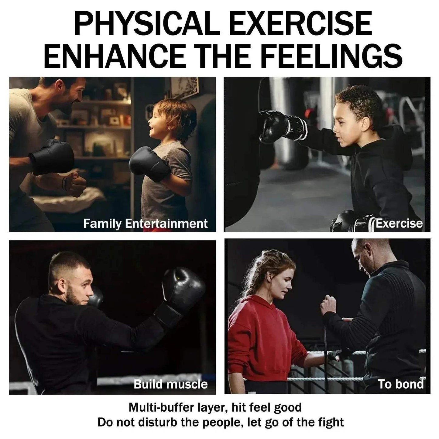 Smart Boxing Trainer Wall Mounted 9 Speed Modes For All - ToylandEU