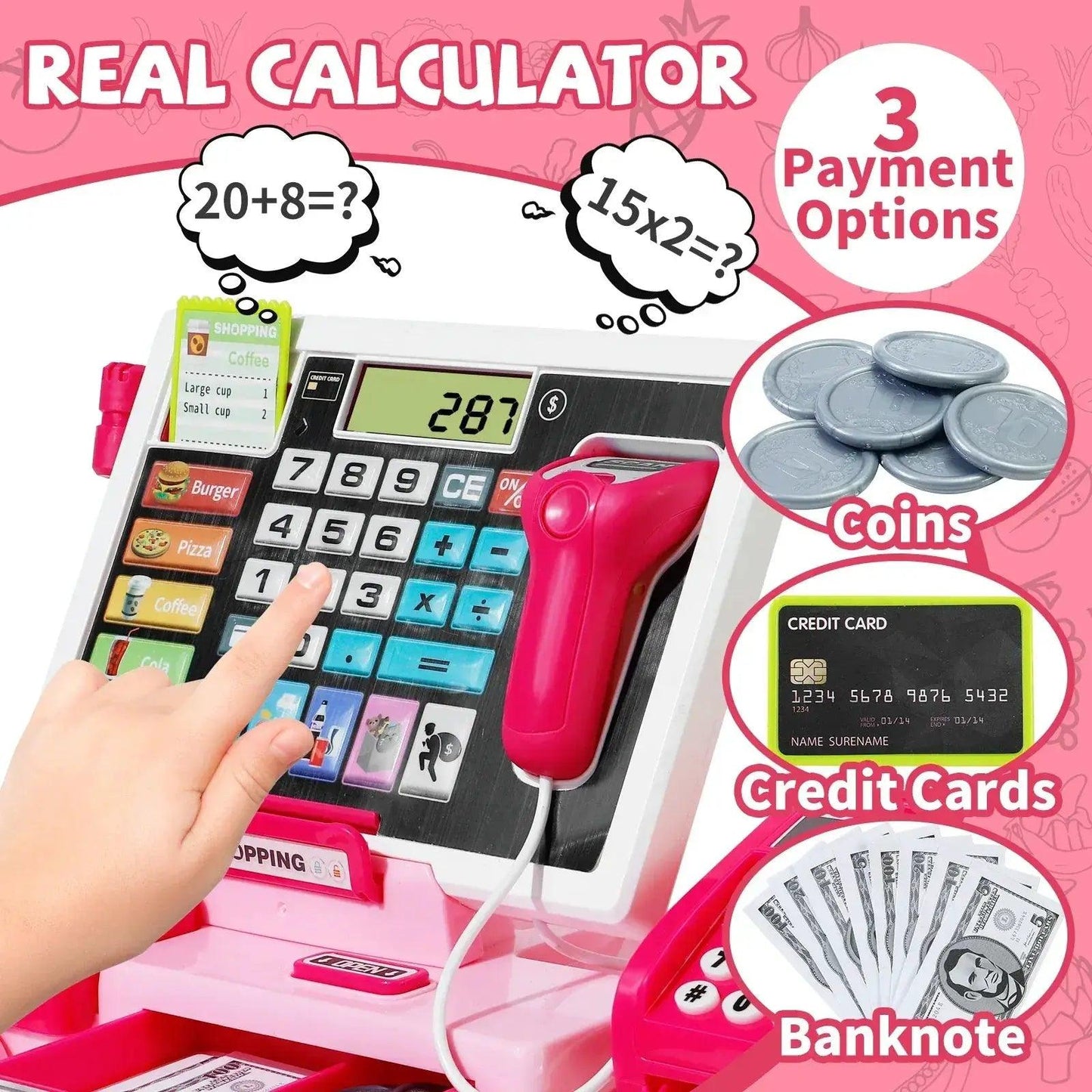  Smart Cash Register Playset Ages 3 6 Toyland EU -  ToylandEU™
