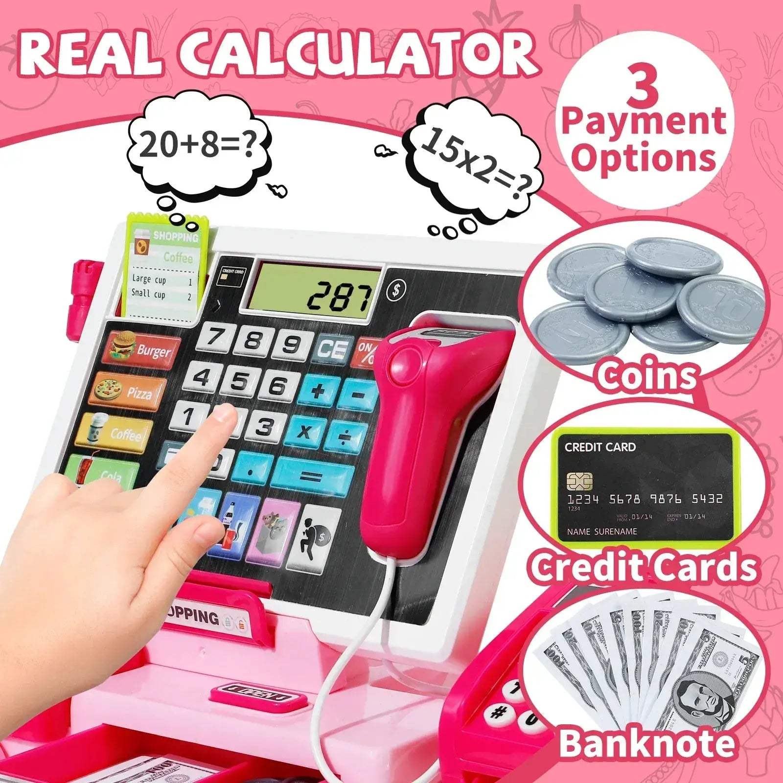  Smart Cash Register Playset Ages 3 6 Toyland EU -  ToylandEU™