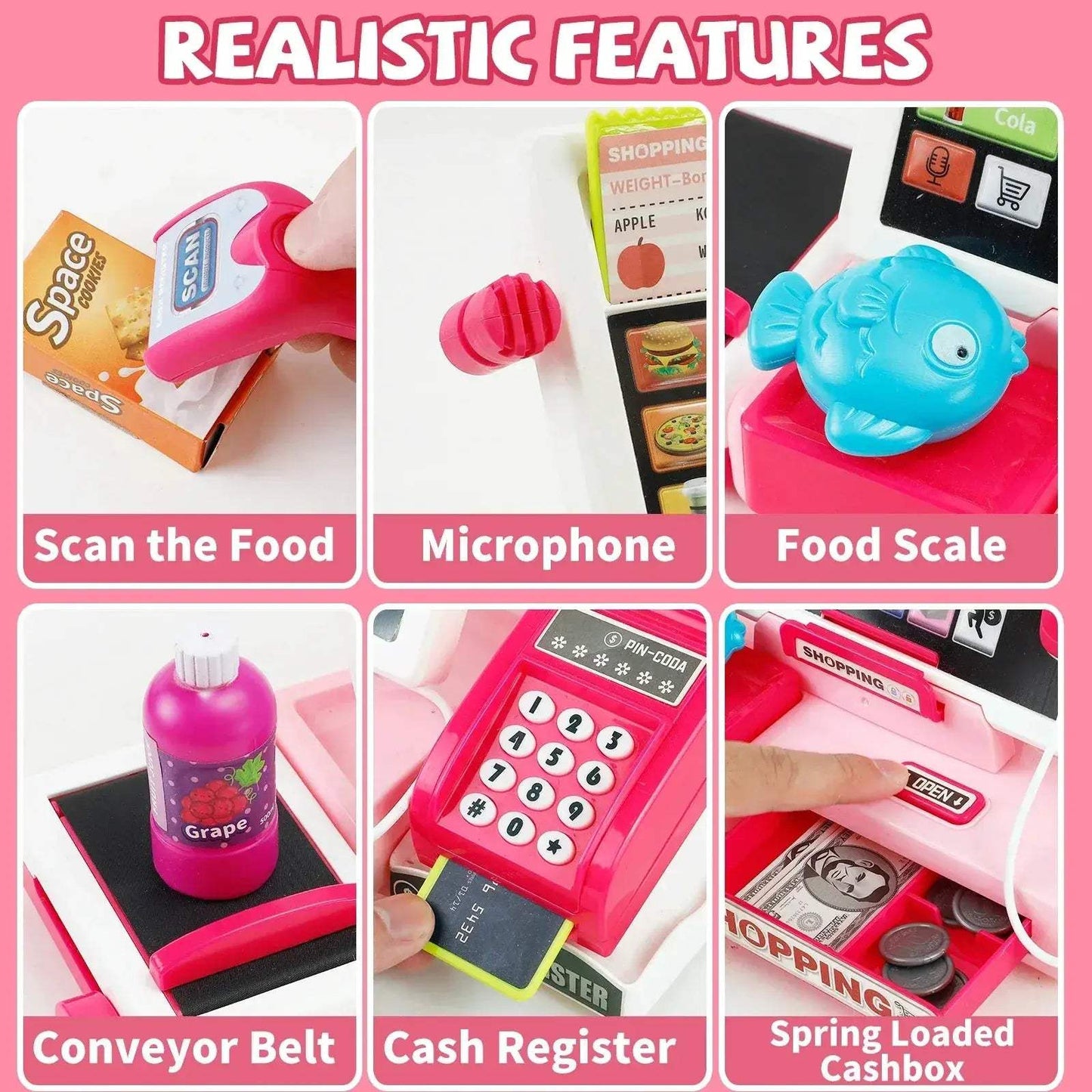  Smart Cash Register Playset Ages 3 6 Toyland EU -  ToylandEU™