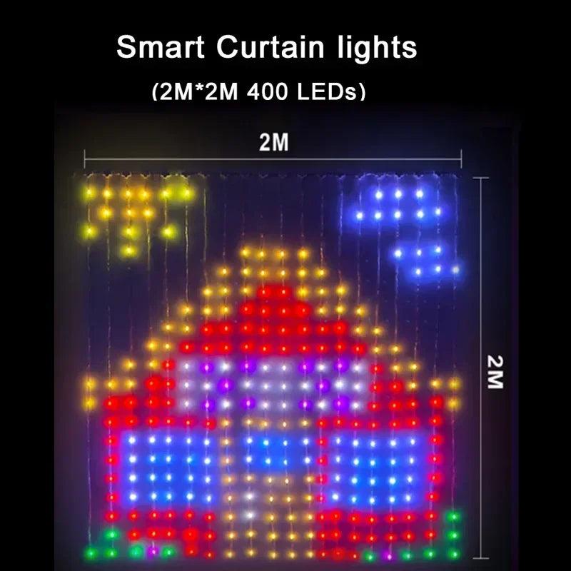 Smart Curtain Lights | App Control & IP65 | Toylandeu™