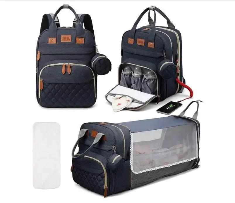  Smart Diaper Bag Backpack USB Charge Toyland EU -  ToylandEU™