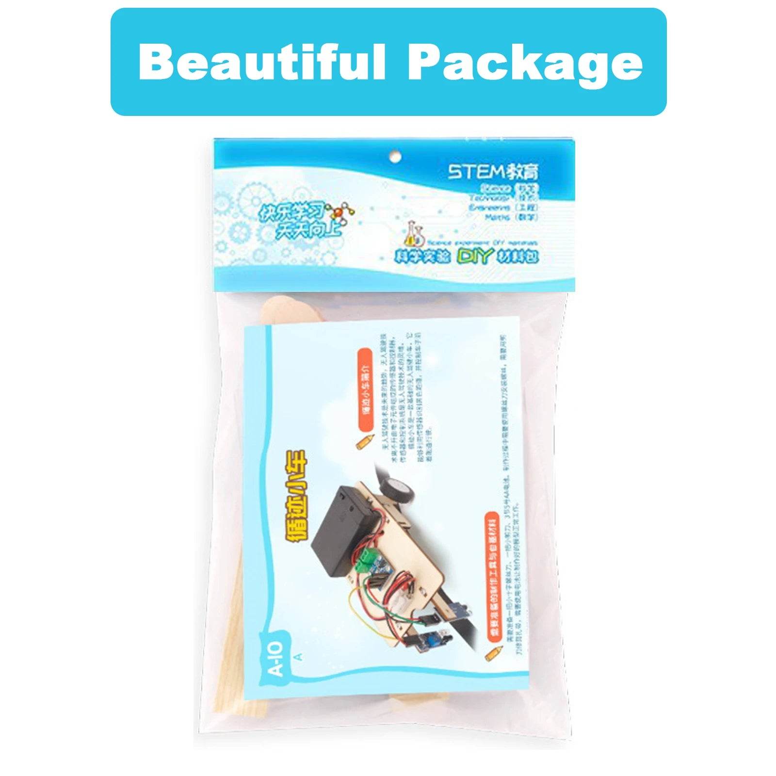 Smart Diy Robot Kit With Line Tracking For Kids Science - ToylandEU