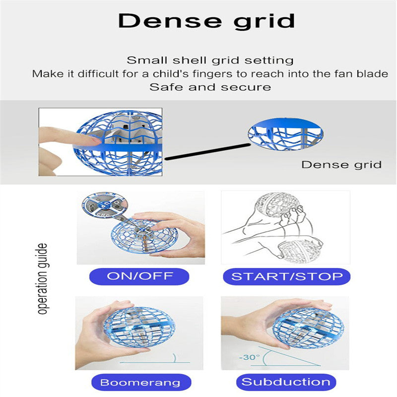 Levitating Smart Flying Ball with Obstacle Avoidance - ToylandEU