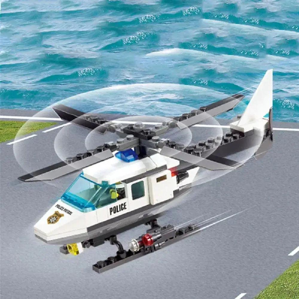  Smart Lego Blocks City Police Helicopter Set Toyland EU -  ToylandEU™