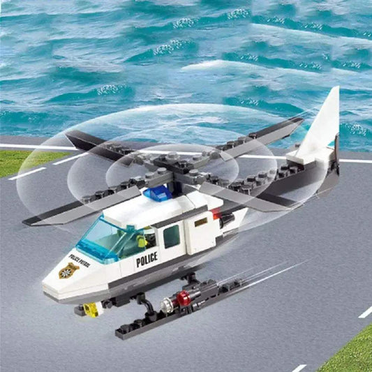  Smart Lego Blocks City Police Helicopter Set Toyland EU -  ToylandEU™