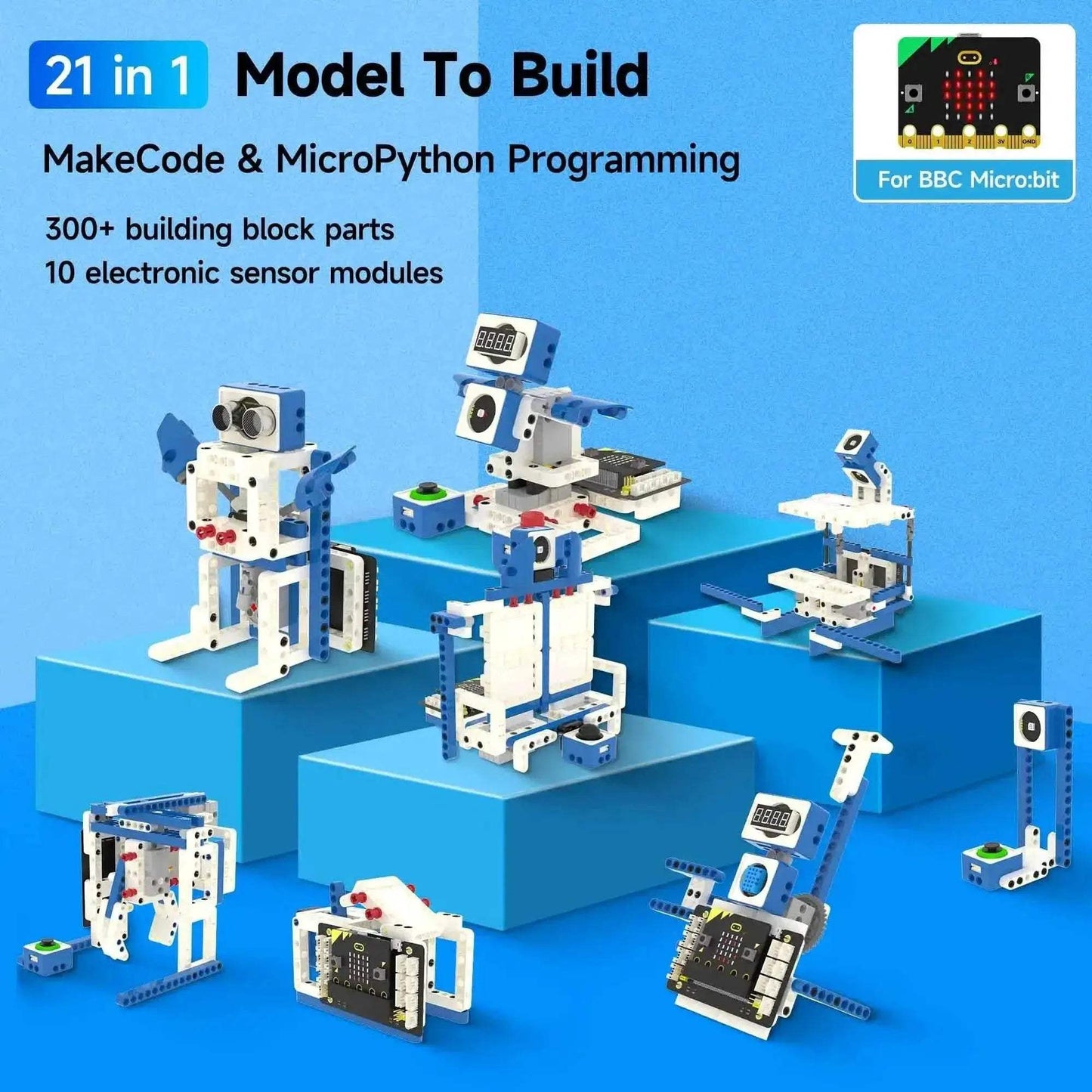  Smart Microbit Kit Educational 21 In 1 Kit Toyland EU -  ToylandEU™