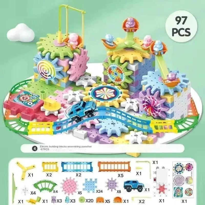  Smart Montessori Blocks 3D Gear System Toyland EU -  ToylandEU™