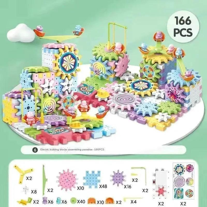  Smart Montessori Blocks 3D Gear System Toyland EU -  ToylandEU™
