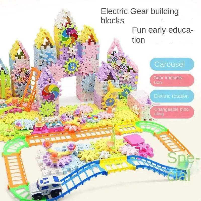  Smart Montessori Blocks 3D Gear System Toyland EU -  ToylandEU™