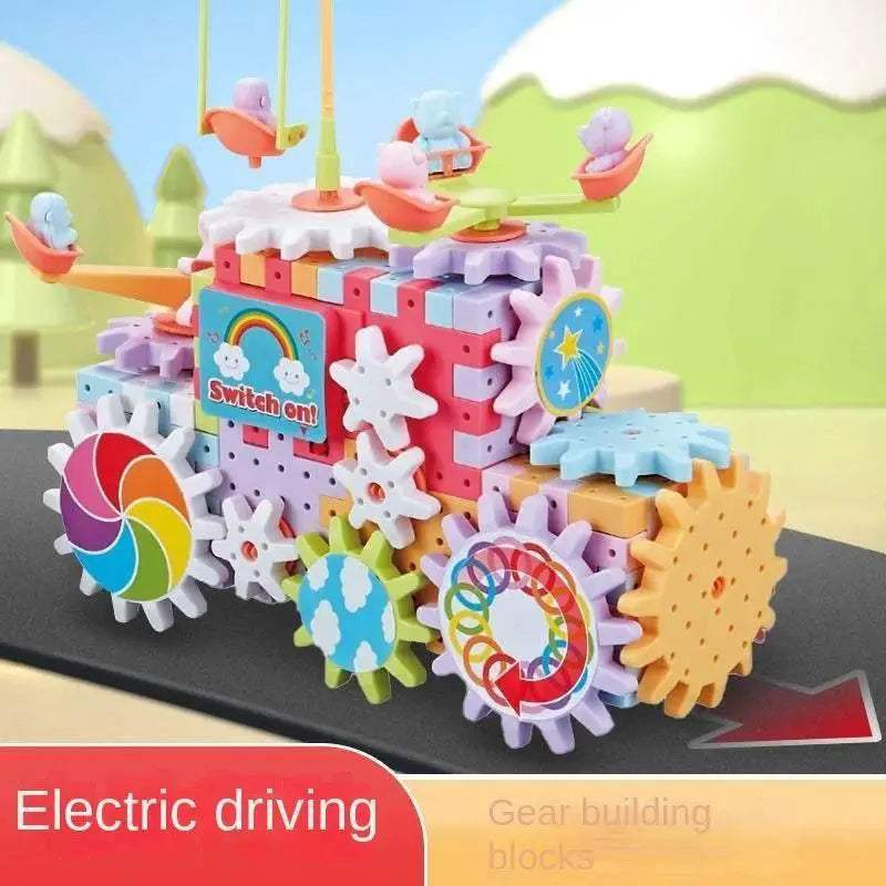  Smart Montessori Blocks 3D Gear System Toyland EU -  ToylandEU™