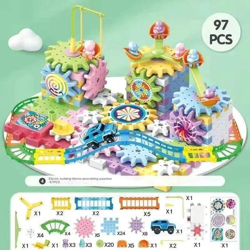  Smart Montessori Blocks 3D Gear System Toyland EU -  ToylandEU™