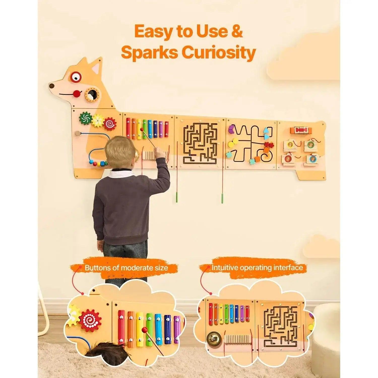  Smart Montessori Wall Panel 12 Activities Toyland EU -  ToylandEU™