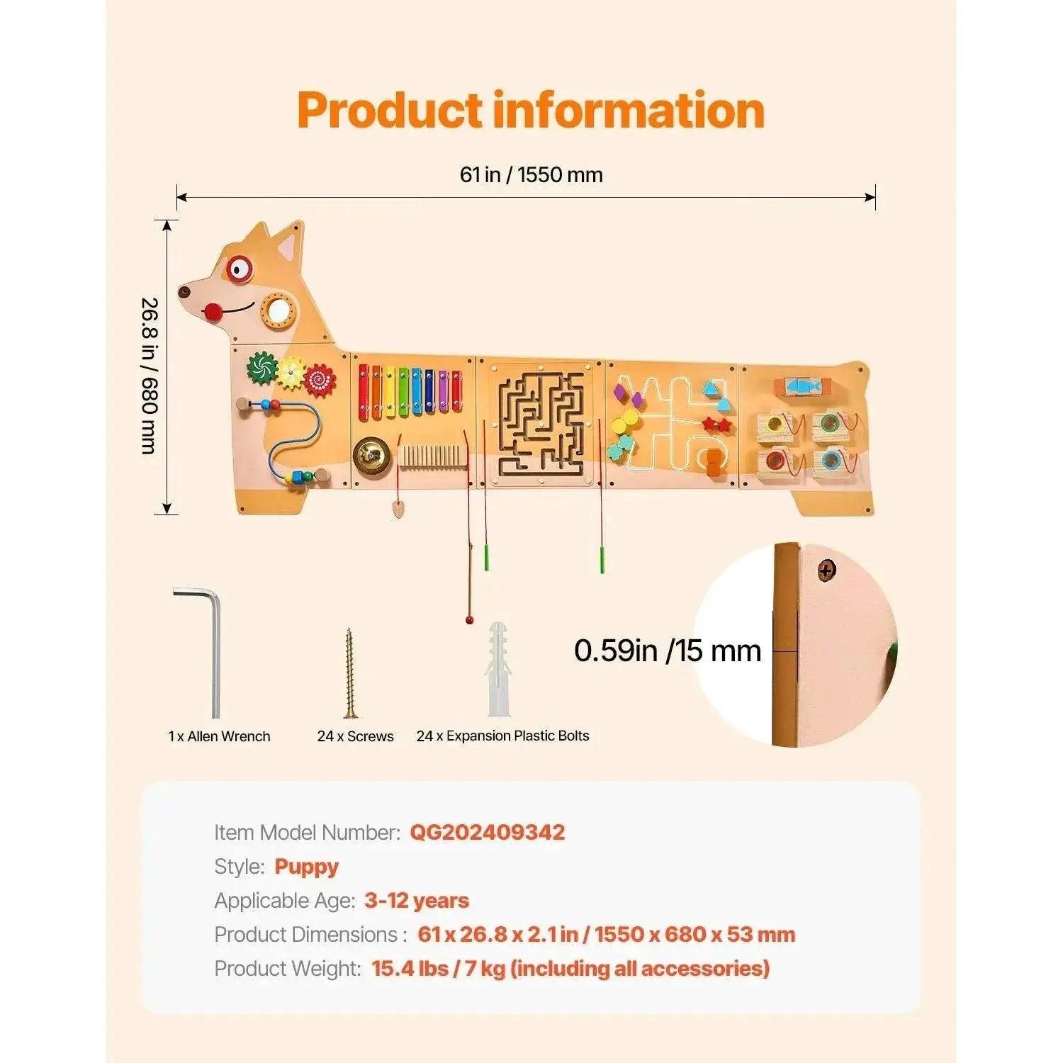  Smart Montessori Wall Panel 12 Activities Toyland EU -  ToylandEU™