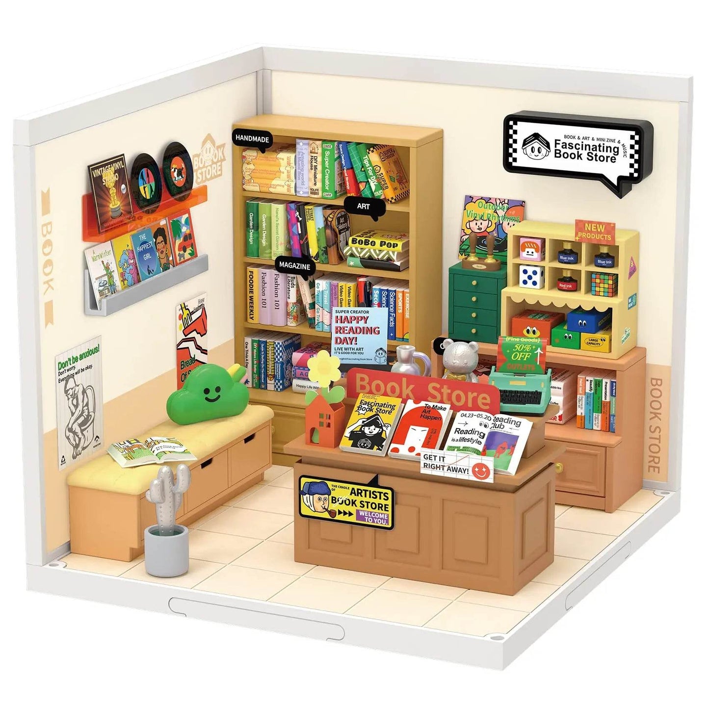 Smart Plastic Building Blocks DIY Mini House Kit for Adults - ToylandEU