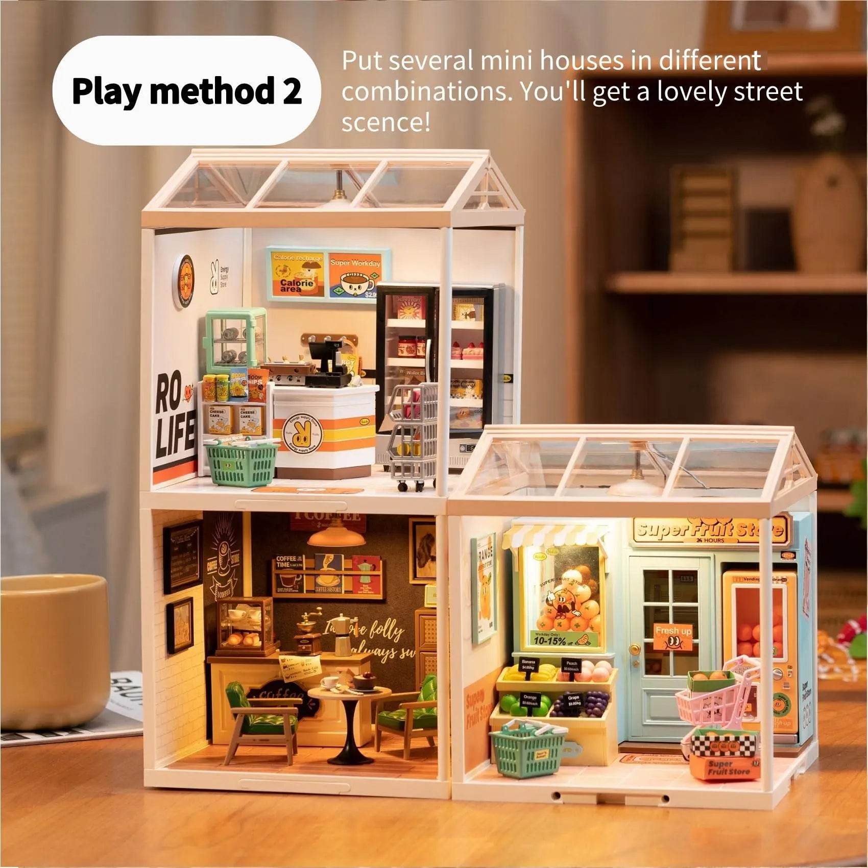 Smart Plastic Building Blocks DIY Mini House Kit for Adults - ToylandEU