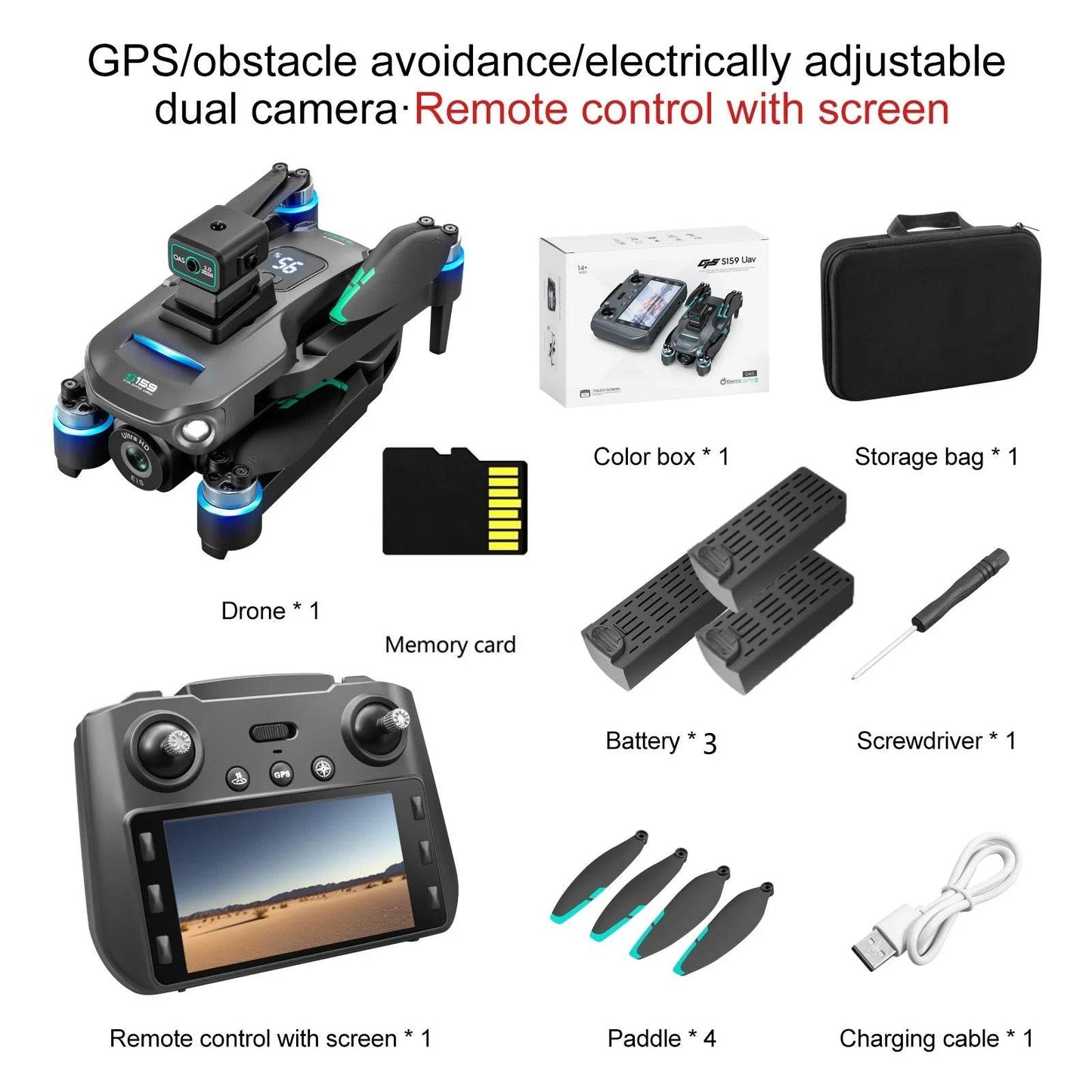 Smart RC Drone Obstacle Avoidance For Aerial Photography - ToylandEU