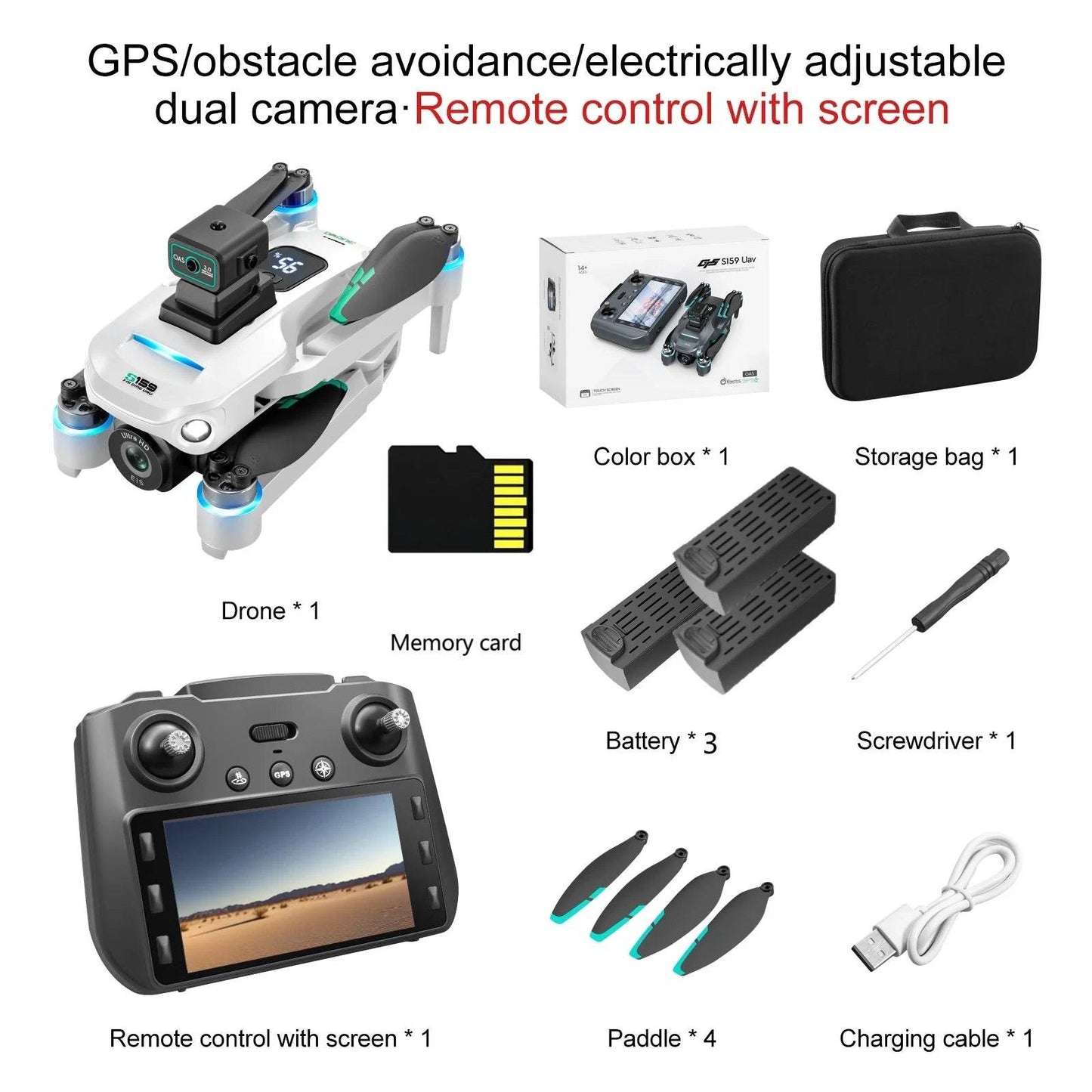 Smart RC Drone Obstacle Avoidance For Aerial Photography - ToylandEU