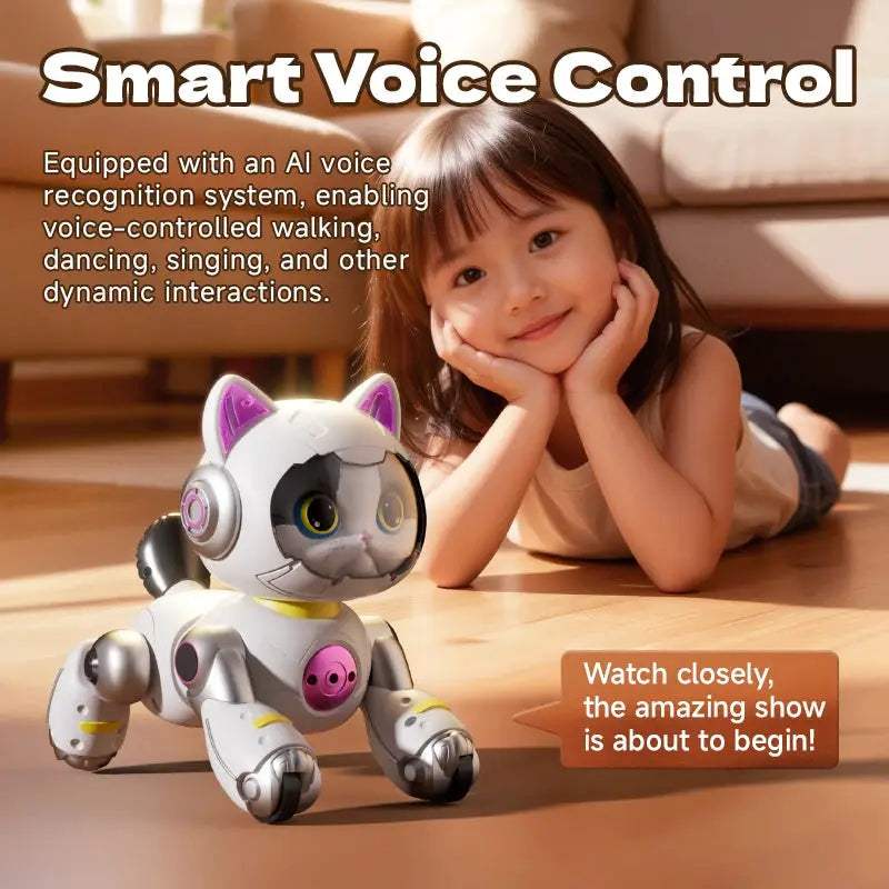  Smart RC Robot Dog Toy With Voice Commands Dancing -  ToylandEU™