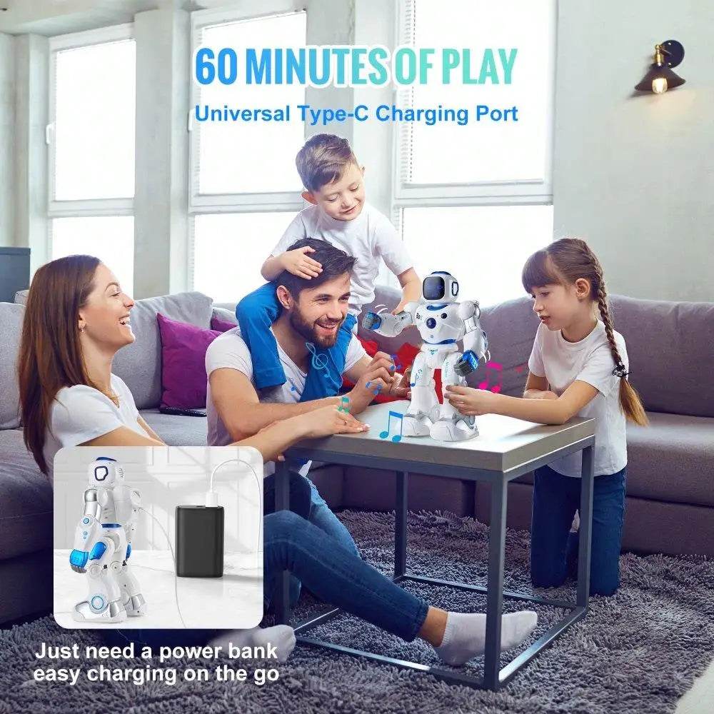 Smart RC Robot Toy With App Control Dancing Talking Kids - ToylandEU