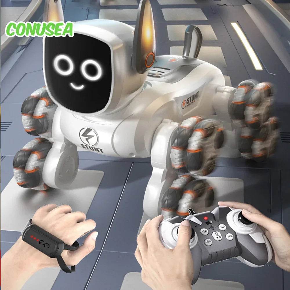 Smart Robot Dog Voice Gesture Remote Control Toy For Kids - ToylandEU