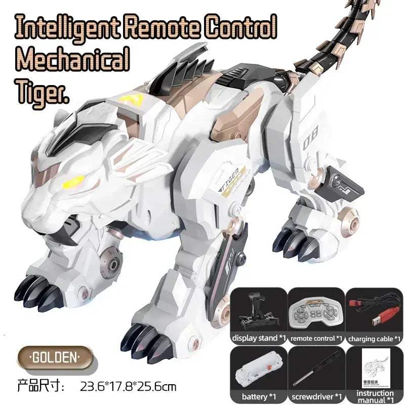 Smart Tiger Robot Toy With Gesture Sensing And Dancing - ToylandEU