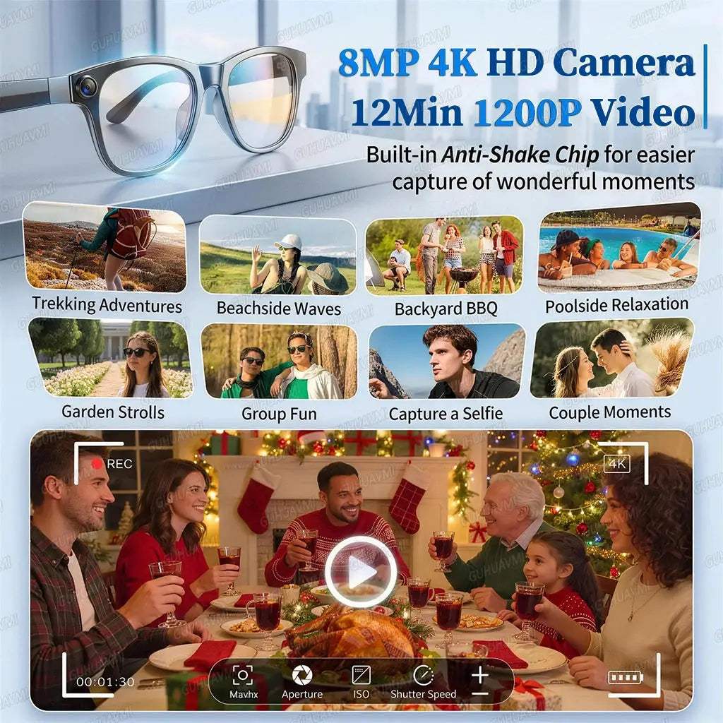  Smart Translation Camera Glasses Real Time 4K Video -  ToylandEU™
