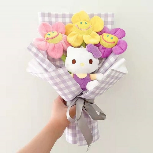 DIY Smiley Sunflower Plush Bouquet for Graduation and Celebrations ToylandEU.com Toyland EU