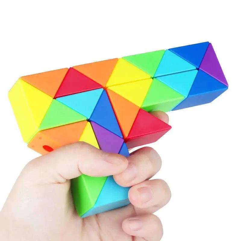 Magic Snake Cube Twist Puzzle 72/48/36/24 Wedges Brain Teaser Games For Kids Montessori Educational Toys Spielzeuge Kinder - ToylandEU