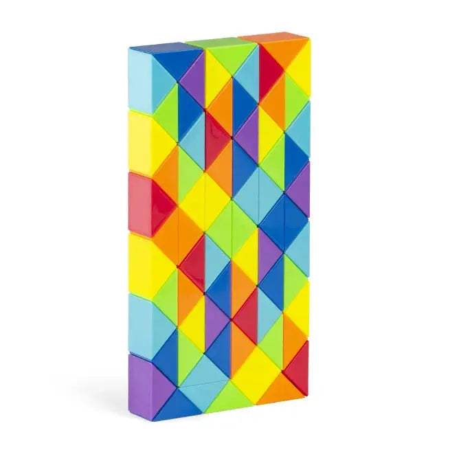 Magic Snake Cube Twist Puzzle 72/48/36/24 Wedges Brain Teaser Games For Kids Montessori Educational Toys Spielzeuge Kinder - ToylandEU