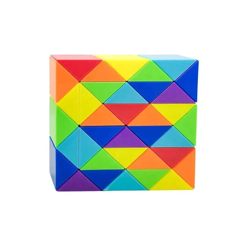 Magic Snake Cube Twist Puzzle 72/48/36/24 Wedges Brain Teaser Games For Kids Montessori Educational Toys Spielzeuge Kinder - ToylandEU