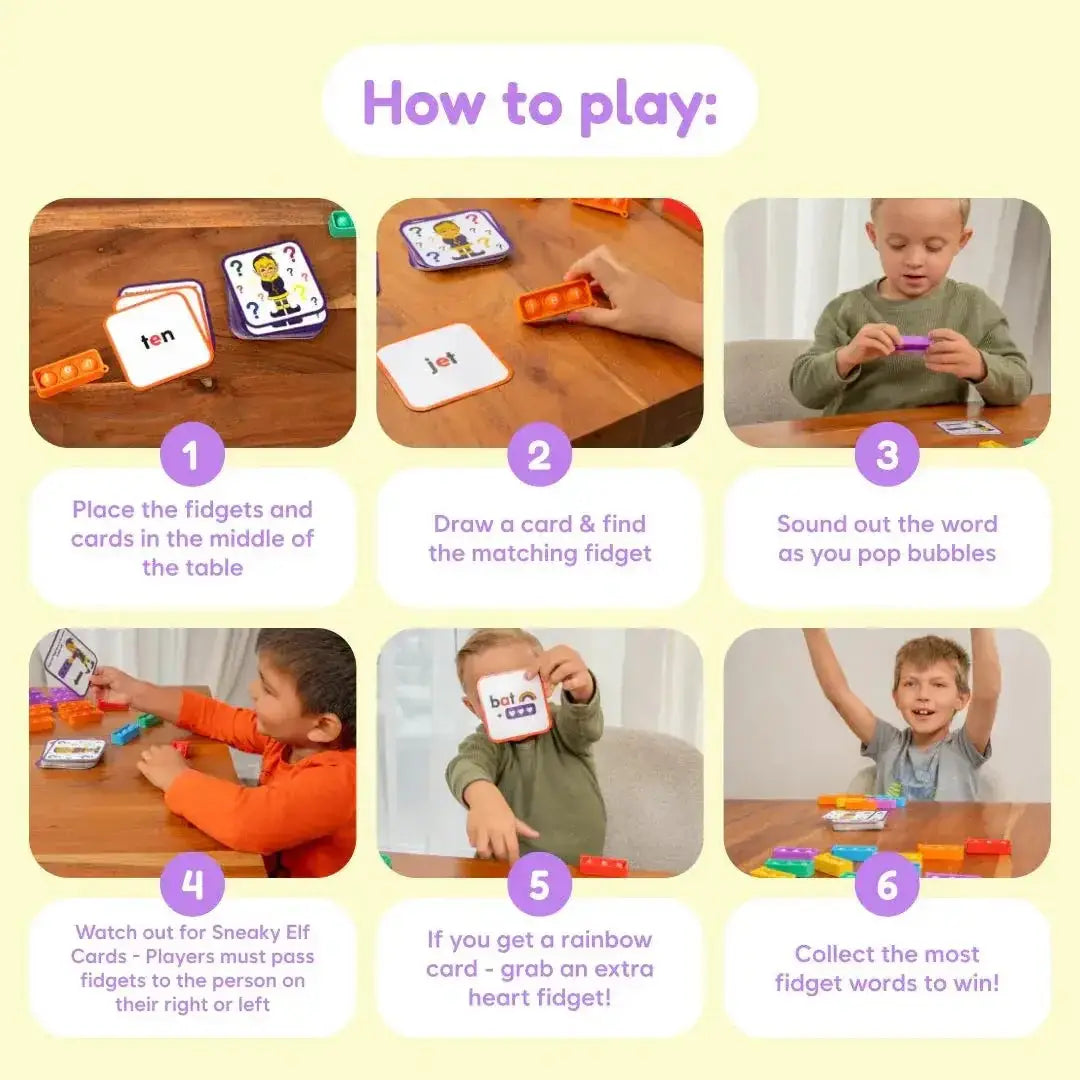Sneaky Elves Sight Words Fidget Reading Game For Mastery - The Fidget Games