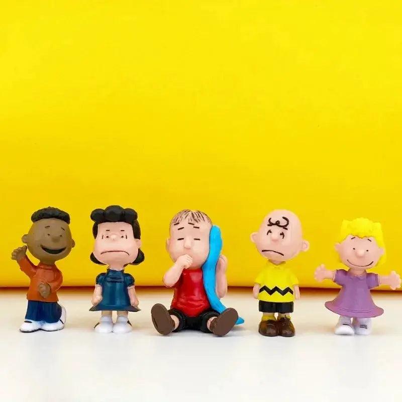  Snoopy Action Figures For Car Desk Decor Set Bandai -  ToylandEU™